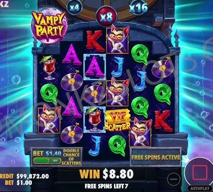 Vampy Party: Permainan Slot Online yang Menggoda !